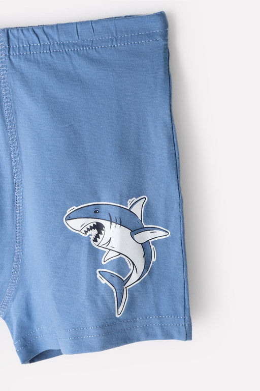 Crockid _ КБ 1912-2уп/белый,дымчато-синий,акулы трусы для мал фото 3