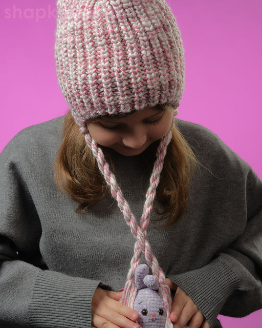 12617/2 MGU Ушанка для девочки флис (48-52)