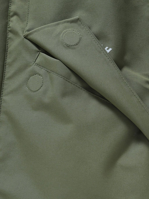 Парка зимняя подростковая для мальчика с капюшоном и мехом цвета хаки 9535Kh - Mtforce фото 16