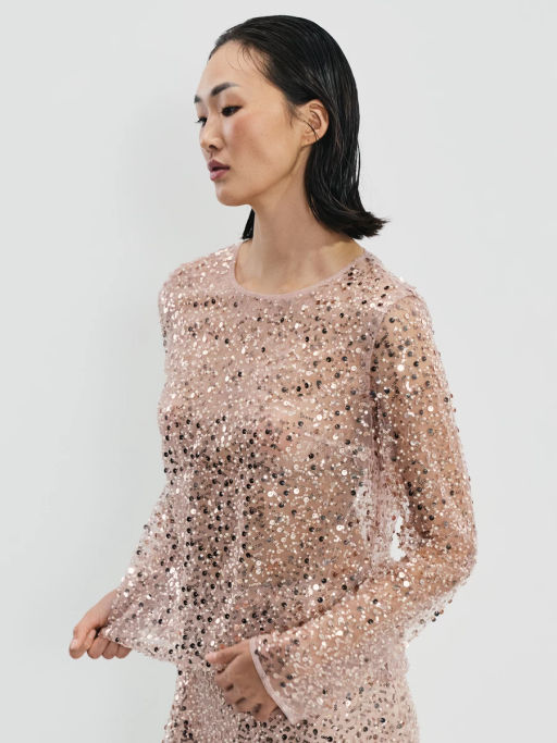 Блузка с пайетками / Zarina