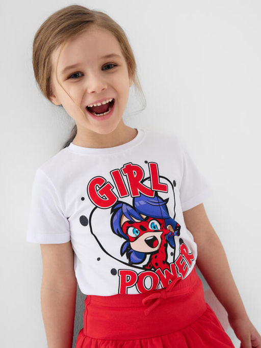 Комплект PlayToday для девочки футболка и юбка-шорты Ladybug в ассортименте  фото 5