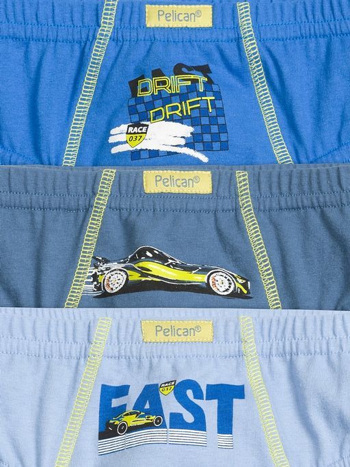 BULB3206(3шт. в упаковке) трусы для мальчиков - Pelican фото 2