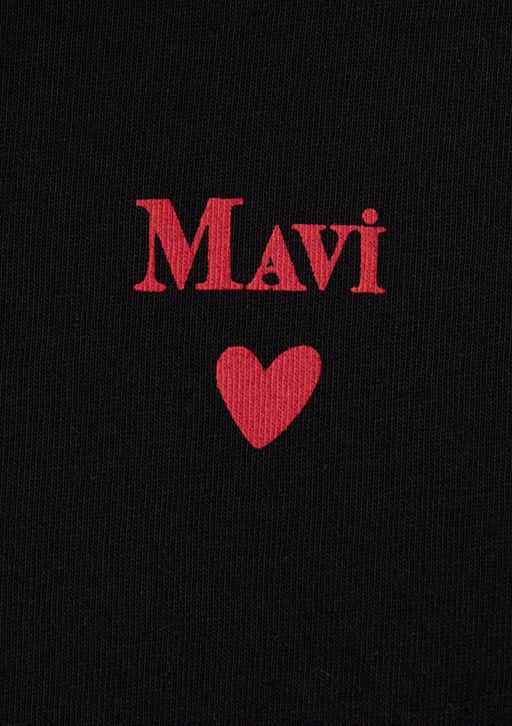 Mavi Logo Bask?l? Siyah Tisort  фото 6