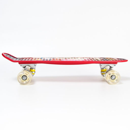 Пенниборд Gravity Falls 56 х 16 см, колёса световые PU 60х45 мм, ABEC 7, цвет бордовый - Disney фото 5