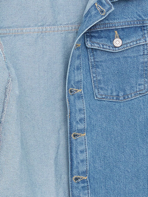 Uzun Kollu Basic Erkek Bebek Jean Ceket - Waikiki фото 2