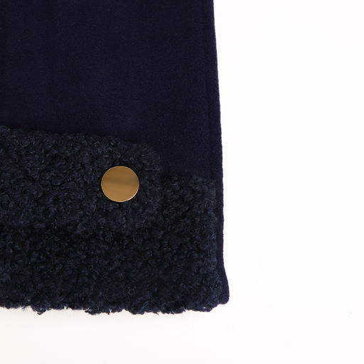 Перчатки женские, безразмерные, без утеплителя, синие