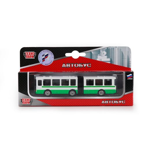 . Автобус арт.SB-15-34-B с резинкой металл. 12см