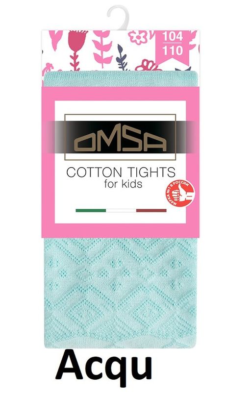 OMSA kids Collant 12A12-2 с жаккардовым рисунком - avorio фото 4