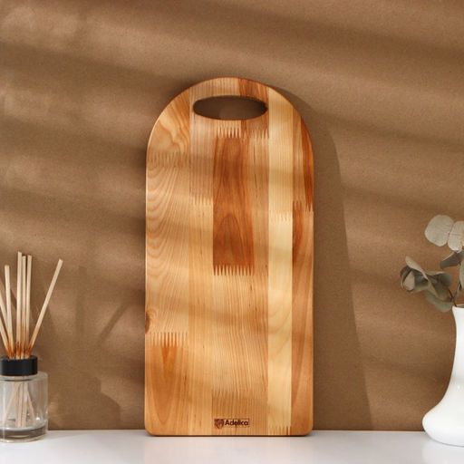 Набор деревянных разделочных досок на подставке Adelica, 3 шт: 38×18, 30×18, 22×18 см, берёза