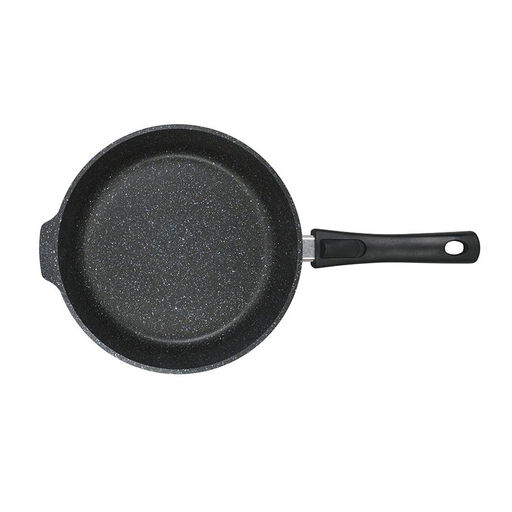 ЛА_АП_GRANIT (black) Сковорода глубокая 240мм с ручкой, , арт. сггч242а