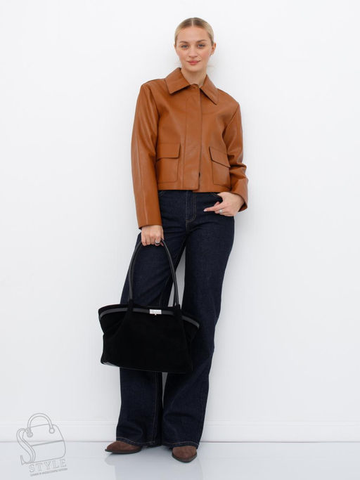 Сумка женская кожаная 990181NN black Natale Navetta