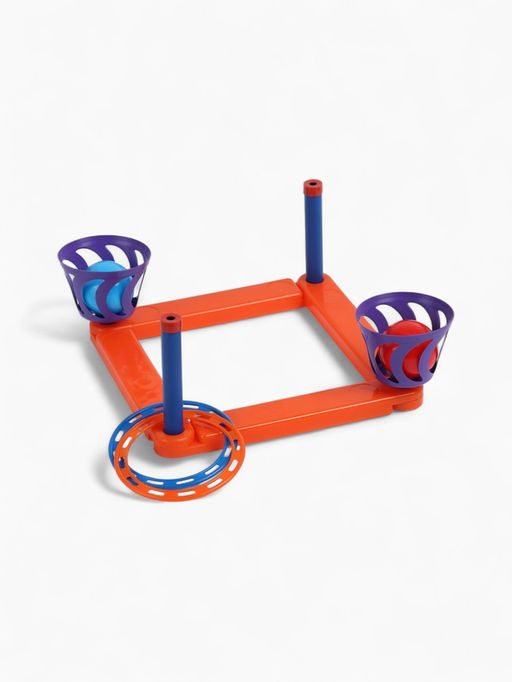 Кольцеброс-Шароброс, 2 шара, 2 кольца, 16.5×35 см, МИКС