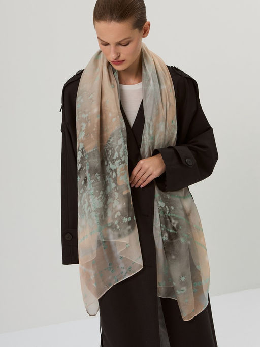 Палантин жен. шелк 110х180 SS02-8437-19