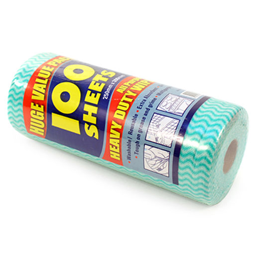 Салфетка 25х30см "Чудо" 100 штук в рулоне, цвета в ассортименте: розовый, синий, зеленый (Китай)