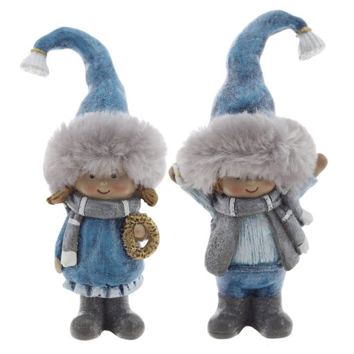 Фигурка декоративная "Дети", L6 W5 H13 см, 2в.