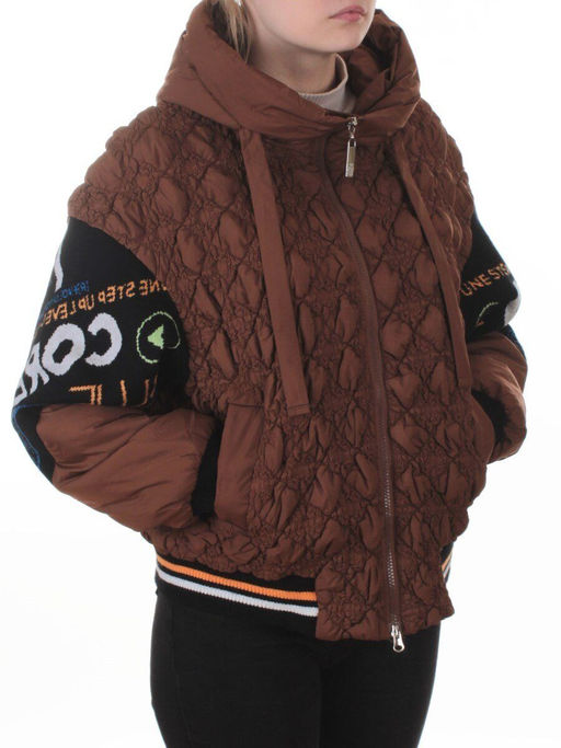 705 BROWN Куртка демисезонная женская (100% гр. синтепон)