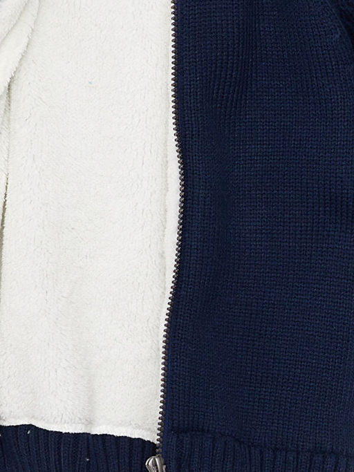 Kap??onlu Uzun Kollu Basic Erkek Bebek Triko H?rka - Waikiki фото 3