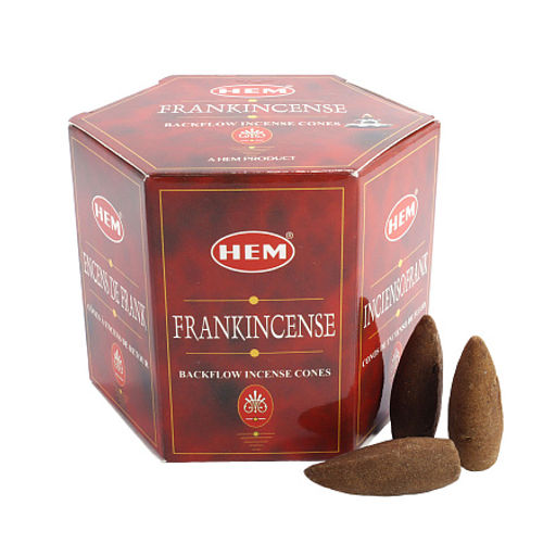 Благовония пуля HEM Back Flow Frankincense стелющийся дым конусы 40шт