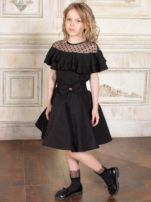 Блузка для девочки короткий рукав Соль&Перец фото 4