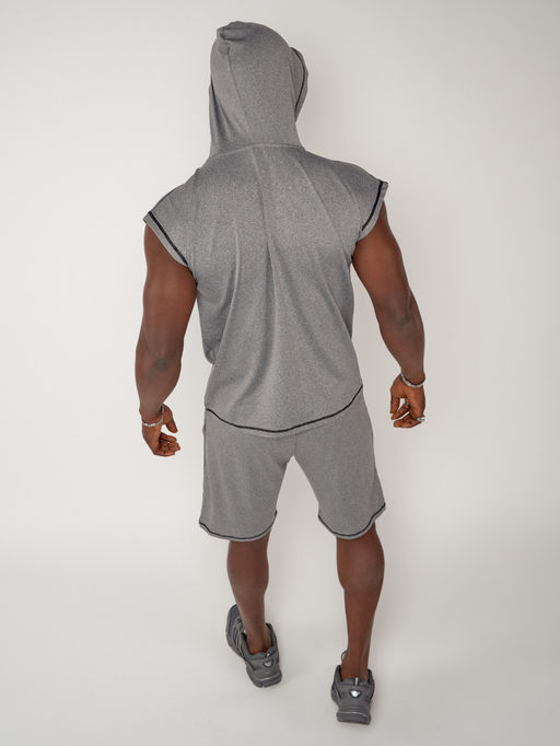 Спортивный костюм летний мужской светло-серого цвета 2265SS - FUYOUKAI фото 13