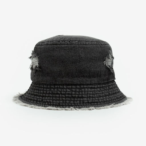 Панама унисекс MINAKU джинсовая, чёрная, размер 56-58