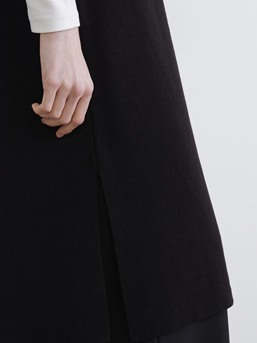 ?al Yaka Oversize Kad?n Triko Yelek