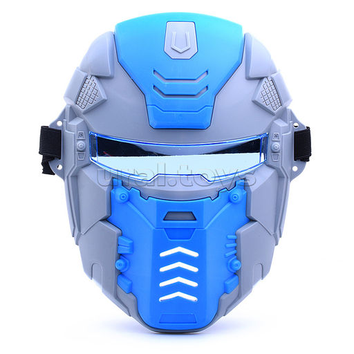 Игровой нобор "Пистолет с маской" с мишенью и мягкими пулями, в коробке