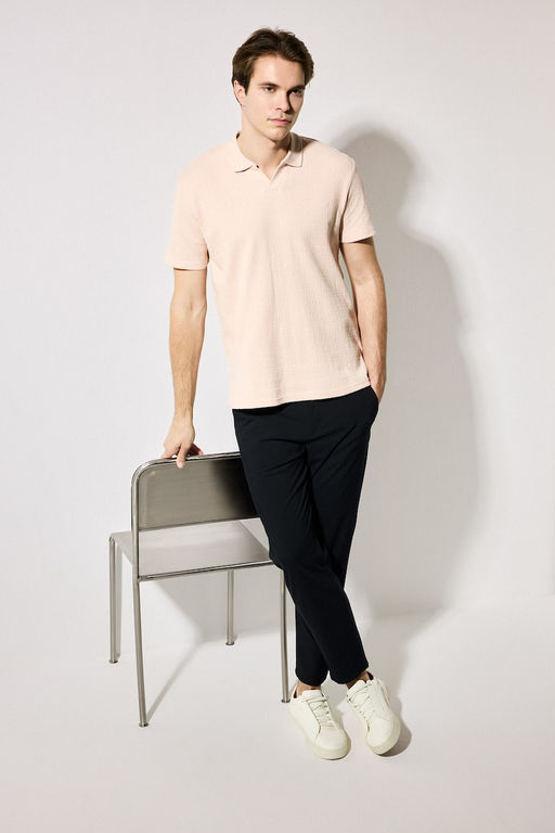 Tailored Fit Dokuma Pantolon - Defacto фото 2