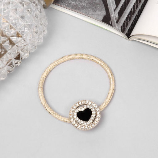 Цена за 6 шт. Резинка для волос «Милли», сердце, 5 см