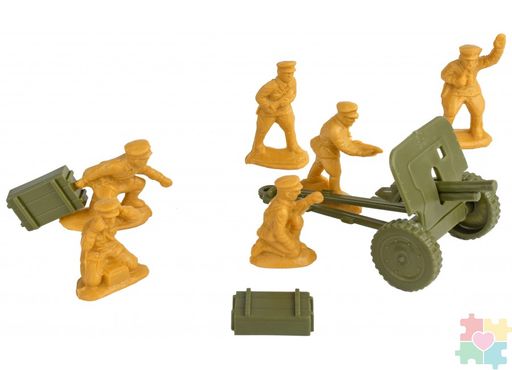 Форма. Набор "Солдатиков Артиллеристы" (Для масштабных моделей) С-197-Ф