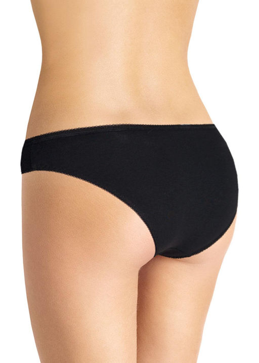 CLE B497к Трусы жен. Кружево хлопок чёрный - Clever wear фото 2