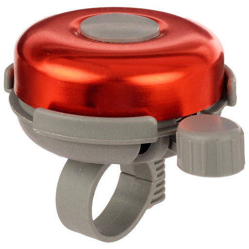 Звонок велосипедный GRAFFITI, механический, цвет красный  фото 2