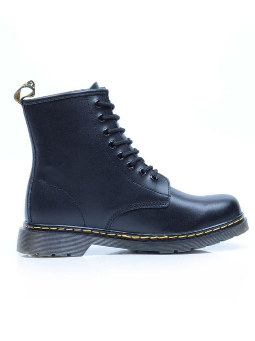 01-B6019-1 BLACK Ботинки демисезонные женские (натуральная кожа)