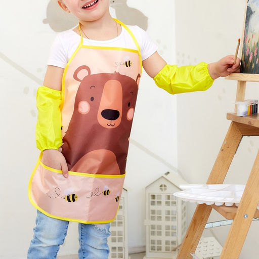 Фартук детский с нарукавниками Этель Мишка, 49 х 39 см  фото 4