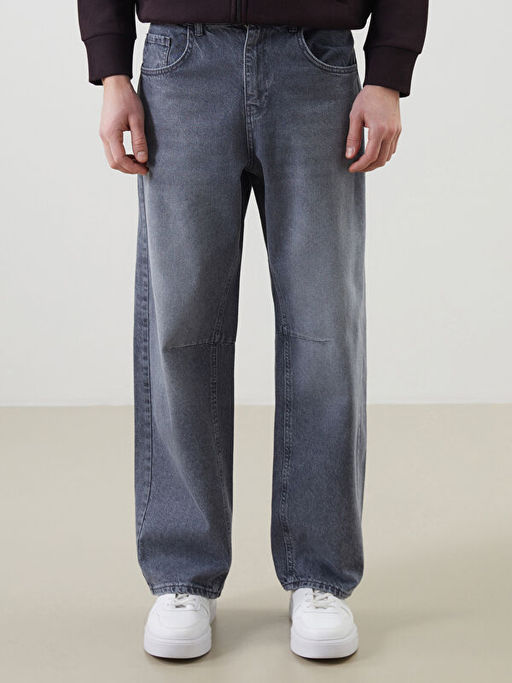 Loose Fit Erkek Jean Pantolon