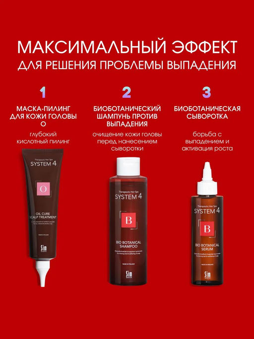 System 4 Биоботаническая сыворотка, 150 мл - Sim sensitive фото 11