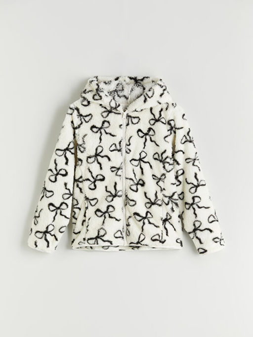 Kap??onlu Fermuarl? K?z ?ocuk Sweatshirt