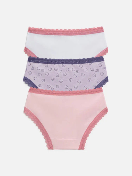 ACOOLA / Трусы детские для девочек в наборе из 3шт Sofi цвет в ассортименте фото 3