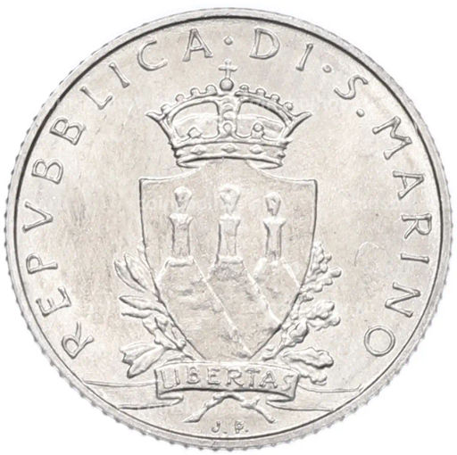 Монета 2 лиры 1979 года Сан-Марино