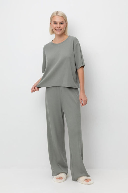 Е 20150/зеленый чай пижама жен