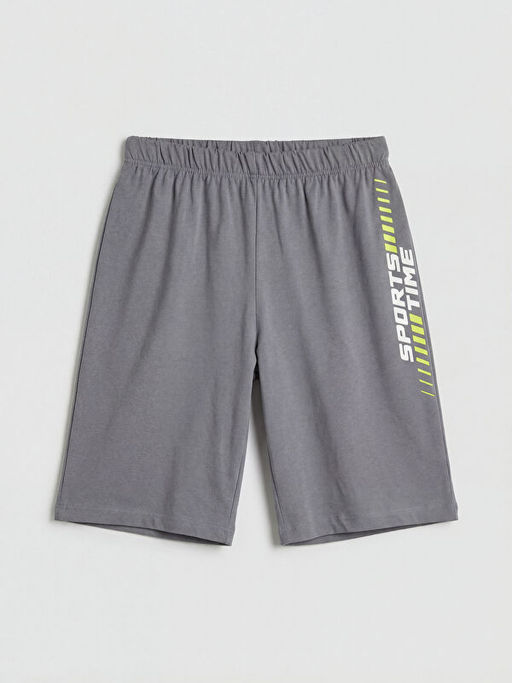 Bask?l? Erkek ?ocuk Pijama ?ort 2li