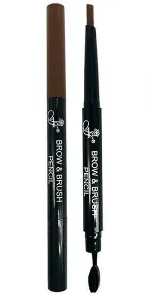 FFleur карандаш BR152 для бровей с щеточкой BROWN