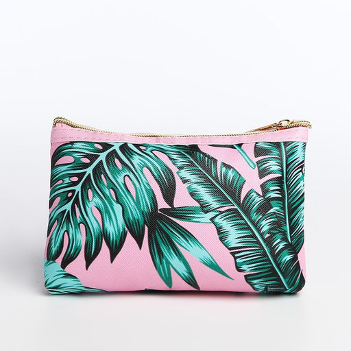 Набор косметичек 2 в 1 на молниях, цвет розовый - Simaland фото 3