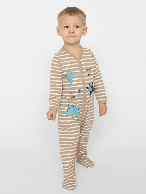 CRB wear/CSNB 90162-31-354 Комбинезон для мальчика,бежевый/Ex.Cherubino  фото 3