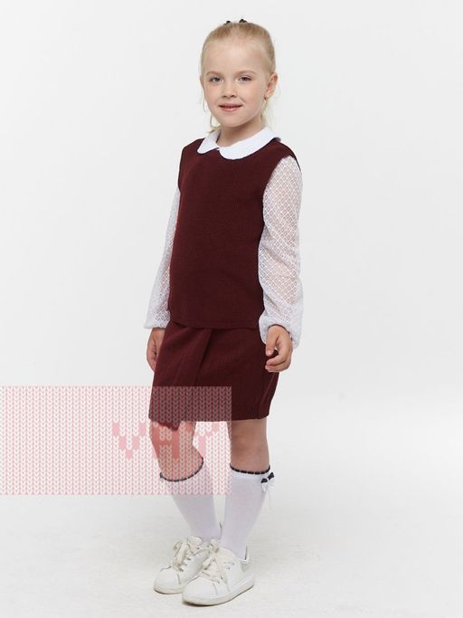 Жилет для девочек 183-7111 - Vay kids школа фото 5