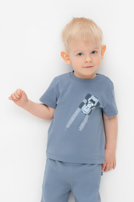 Crockid _ КР 302608/серо-голубой к512 фуфайка д/мал яс