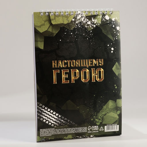 Набор: блокнот А5, 60 л. и ручка 23 февраля: Сильному духом - Artfox фото 8