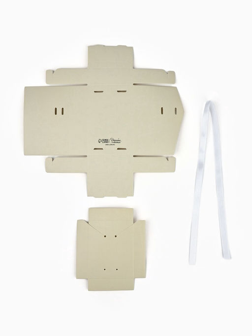 Цена за 5 шт. Коробка под бижутерию «Бежевая», 12×8.5×3 см