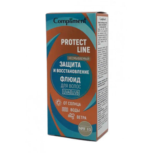 "Compliment" Protect Line Флюид д/волос Защита и восстан.от солнца, воды, ветра (25мл).20 /644659/