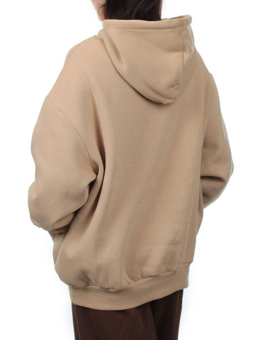2620 BEIGE Толстовка женская (85% хлопок, 10% полиэстер, 5% спандекс) - Fashion фото 6